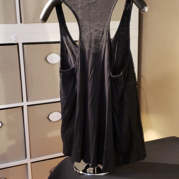 Mudd lace black tank top. Size L - Picture 5 of 7
